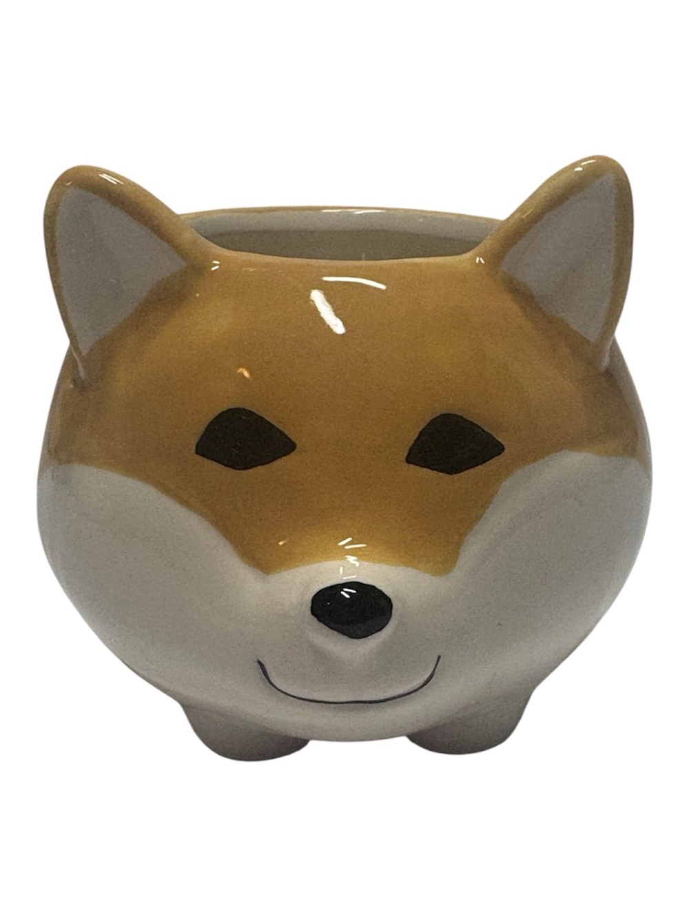 Ceramic Corgi Dog Planter